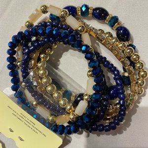 Stretch beaded bracelet set
